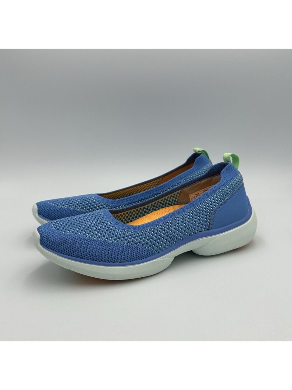 Vionic Orthaheel Kallie Shoes Women's Size 6.5 Blue Slip On Arch Support Comfort